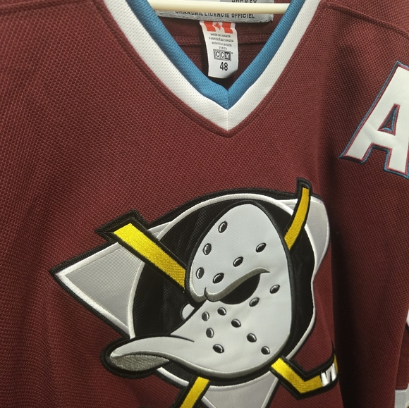 Anaheim Mighty Ducks Jersey CCM Selanne #8 Size 48 - Picture 2 of 10